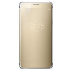Samsung Clear View Cover Original Untuk Galaxy Note 5 - Gold