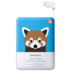 Samsung Powerbank Animal 8400mAh Lesser Panda Original - Biru