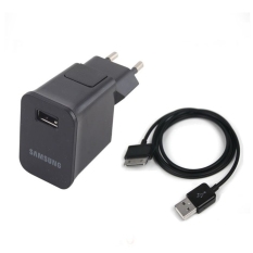 Samsung Travel Adapter Untuk Galaxy Tab P1000, Galaxy Tab 7,Galaxy Tab 7.7, Galaxy Note 10.1 - Hitam