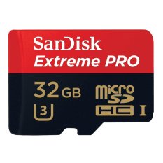 SanDisk Extreme Pro microSDHC Card UHS-I 3 Class 10 (95MB/s) 32GB with SD Card Adapter