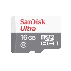 Sandisk Micro SD 16GB Class10 Ultra 48MB/s - Putih Abu