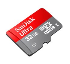 Sandisk Micro SD Class10 - 32GB - Merah-Abu-abu