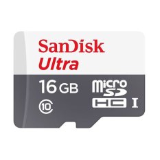SANDISK Micro SD Speed Class 10 Memory Card 16 GB 48 Mbps (Tanpa Adaptor)
