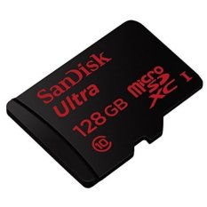 SanDisk SDSDQUAN-128G-G4A Ultra Android Micro SDXC UHS-I Class 10 Memory Card + SD Adapter up to 48 MB/s Read - 128 GB - Intl