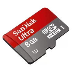 Sandisk Ultra 48MB/s Micro SDHC Card UHS-1 Class 10 - 8GB With SD Card Adapter