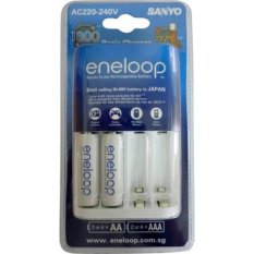 Sanyo Eneloop Basic Charger With 2xAA Battery Original