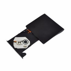 Seeedmall Optical CD DVD External Drive Ultra Thin USB 2.0 M-Disc Burner Writer Black (Intl)