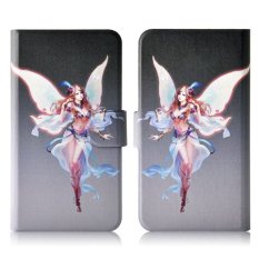 Sexy Female Butterfly Fairy PU Leather Flip Case Cover For LG Optimus L9 P760 P765