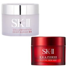 SK-II RNA Paket Anti Aging (RNA Powder 15 g dan Celumination Deep Surge 15 g)