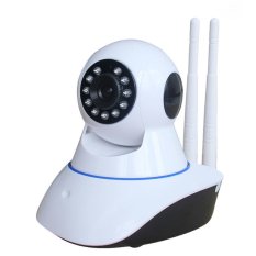 Sky IP Camera Smart Security WiFi CCTV 720P HD Dual Antenna P2P 2 Way Audio - Putih