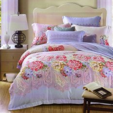 Sleep Buddy Set Sprei dan Bed Cover Rosalinda Sutra Tencel