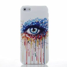 Slim Series Featuring Designs Artwork that Bring Artsy Creative Depictions Hard Plastic Ensures the Protection for Apple Iphone 4 4s Color Tears- Intl