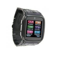 Smart Watch Phone Stainless Steel Black with Camera BLACK TW810 - Intl