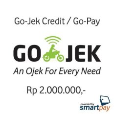 Smartpay Voucher Credit Go-Pay / Gojek senilai 2.000.000,