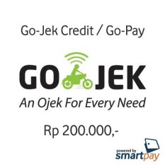 Smartpay Voucher Credit Go-Pay / Gojek senilai 200.000,-