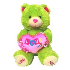 Smiley Kids Boneka Beruang Teddy Bear Kiss Me - Hijau