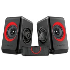 Sonic Gear Quatro 2 Speaker Portable - Merah