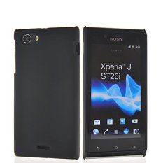 Sonic Rubberized Hardcase Hard case Sony Xperia J ST26i - Hitam