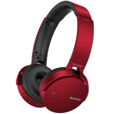 Sony Bluetooth Headphone Extra Bass MDR-XB650BT - Merah