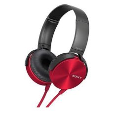 Sony MDR-XB450AP Extra Bass Headphones - Merah