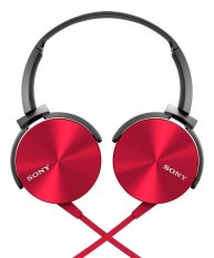 Sony MDR-XB450AP Extra Bass Headphones - Merah