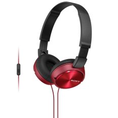 Sony MDR-ZX310AP Overbands Headset - Merah
