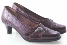 Spiccato SP 508.06 Sepatu Formal Heels Wanita - Bahan Leather - Bagus Dan Cantik - Marun