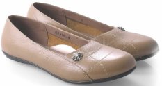 Spiccato SP 513.04 Sepatu Formal Heels Wanita - Bahan Leather - Bagus Dan Cantik - Tan