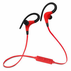 Sport Stereo Blutooth Bluetooth Headset Wireless Headphones in Ear buds Earphone Phone for iPhone 6 5s 4s Samsung Xiaomi Earbuds(Red) - INTL
