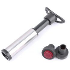 Stainless Bottle Vacuum Wine Preserver Saver Sealer Pump With 2 Stoppers - Intl