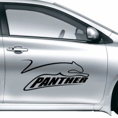 Stick Figure Panther Fashion Car Sticker Waterproof Reflective Decal Vinyl Custom Made Your Car DIY Car Decoration black (Intl)