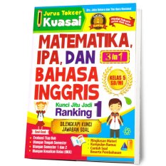Suka Buku - Jurus Tokcer Kuasai Matematika, IPA, dan Bahasa Inggris Kelas 5 SD/MI