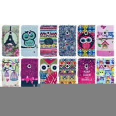 SUNSKY Owl Pattern Leather Case with Credit Card Slots and Holder for Nokia Lumia 520 (Multicolor) (Intl)