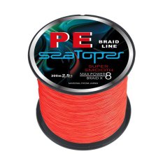 Super Strong 8 Strands 300M 0.14mm 15LB 100% PE Multifilament Braided Fishing Line (Red)