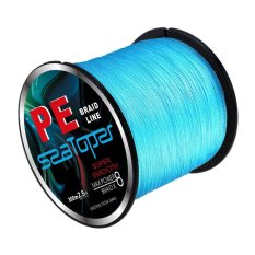 Super Strong 8 Strands 300M 0.26mm 33LB 100% PE Multifilament Braided Fishing Line (Light Blue)