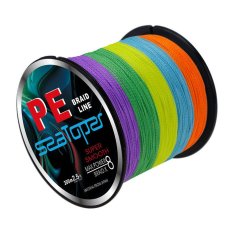 Super Strong 8 Strands 300M 0.26mm 33LB 100% PE Multifilament Braided Fishing Line (Multicolor)