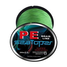 Super Strong 8 Strands 300M 0.40mm 60LB 100% PE Multifilament Braided Fishing Line (Green)