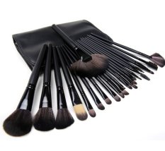 SUPERLADY Professional 24Pcs Cosmetic Makeup Make Up Brush Brushes Set Kit Tools Super Soft Pouch Bag Case Black- Intl