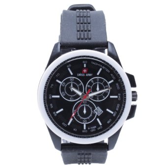 swiss army jam tangan analog pria rubber hitam hitam bezel putih sax 1092 lazada swiss army jam tangan analog pria rubber hitam hitam bezel putih sax 1092 lazada