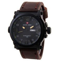 Swiss Army Mens Elegant - Brown - Leather Strap - SA 7169 BBY