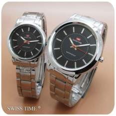 Swiss Army Mens Elegant - Cokelat - Stainless/Kulit - SA 7169 BL DABRWBLUE