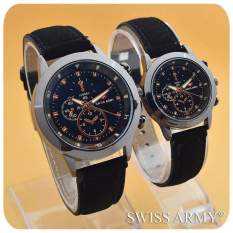 Swiss Army Mens Elegant - Cokelat - Stainless/Kulit - SA 7169 BL DABRWBLUE