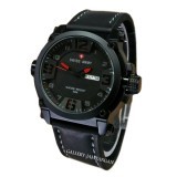 Swiss Army - SA7169M - Jam Tangan Pria - Kulit - Hitam List Merah