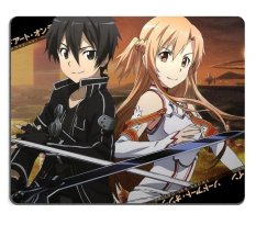 Sword Art Online SAO Kirito & Asuna 08 Anime Game Gaming Mouse Pad (Multicolor) (Intl)