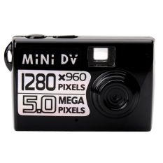 Taff 5MP HD Smallest Mini DV Digital Camera Video Recorder Camcorder Webcam DVR - Black