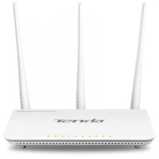 Tenda FH303 Wireless English Router 3 Antenna 300 Mbps Range*2 400㎡ Wi-Fi Range Extender (White) - Intl
