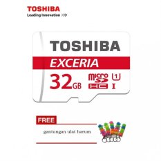 Toshiba Exceria M301 MicroSDHC UHS-I Class 10 - 48MB/s - 32GB + Gantungan Ulat Harum