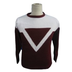 Trilogia Sweater Rajut Triangle Merah