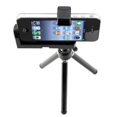 Tripod Stand Camera New Mobile Rotatable Holder for Apple iPhone 5 4 4S 4G iPod (Intl)