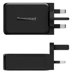 Tronsmart W3PTA UK WC3PTAC 3USB-port Wall Charger Qualcomm Quick Charge 3.0 High-Speed for HTC One A9 Letv Max Pro Xiaomi Mi5 LG G5 Sony Xperia X Performance Safe Portable